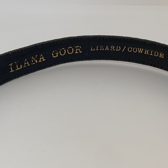Vintage Ileana Goor Lizard Cowhide Belt main image 4
